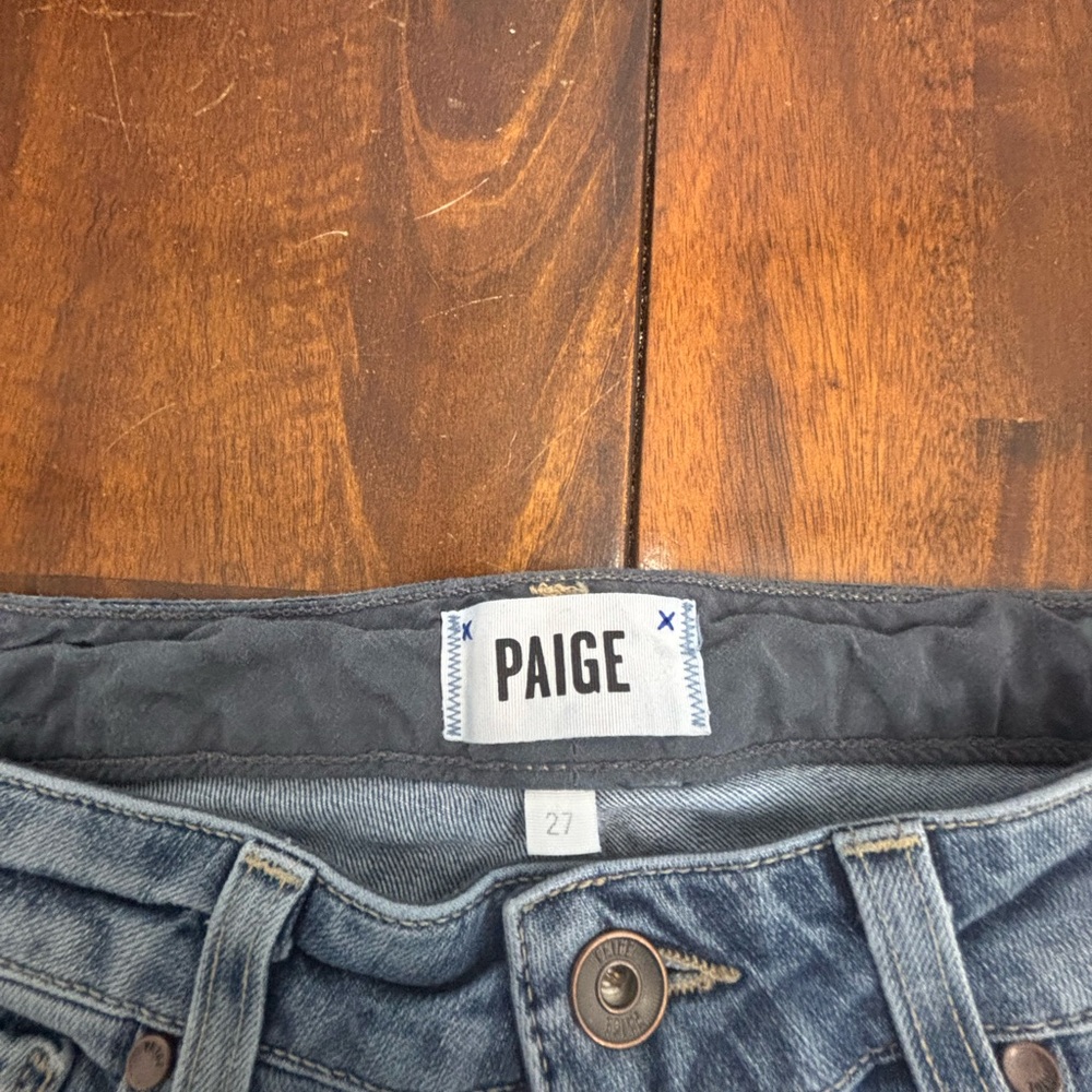 Paige Women's Blue Jeans - Picture 2 of 4